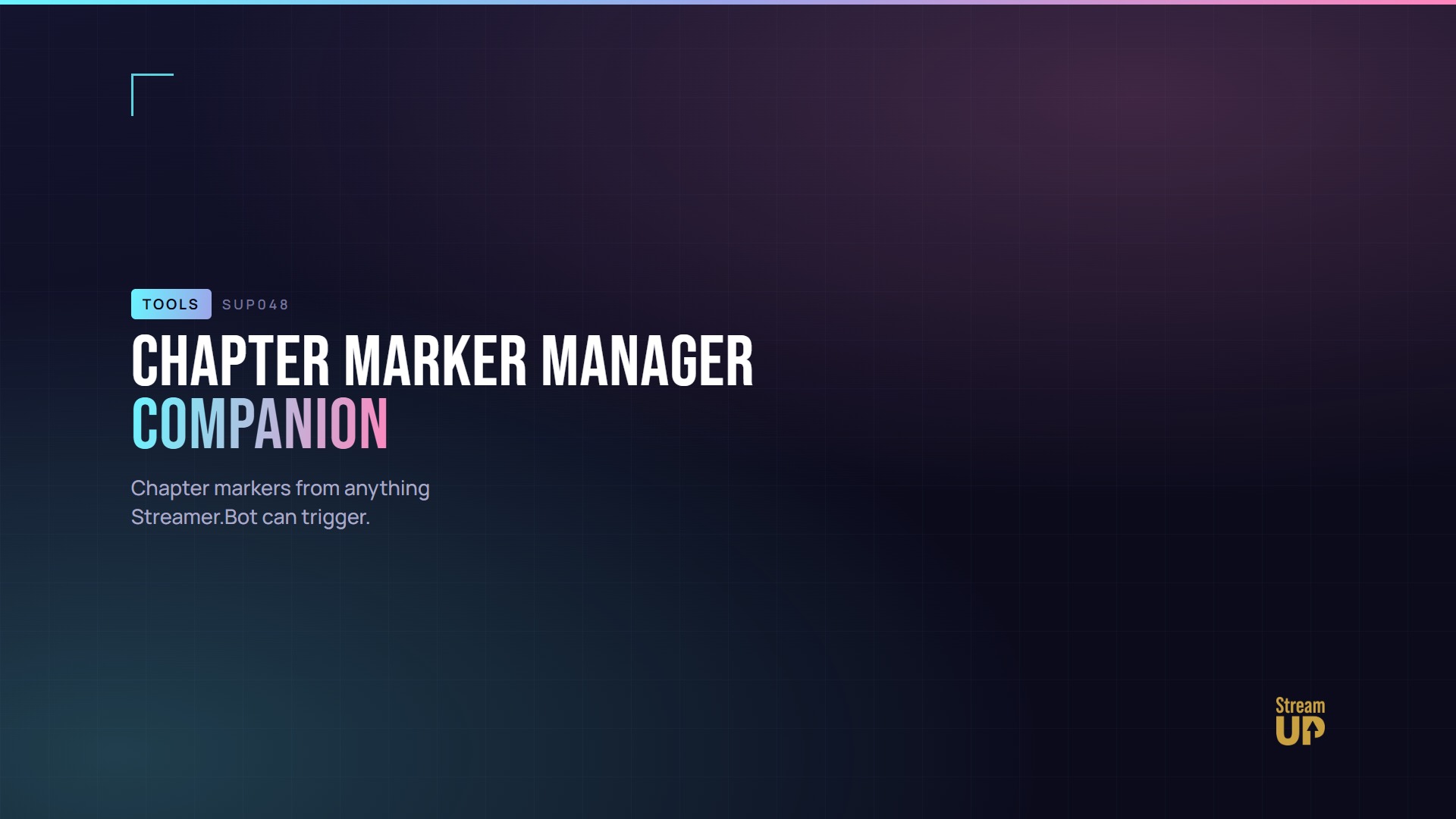 Chapter Marker Manager Companion