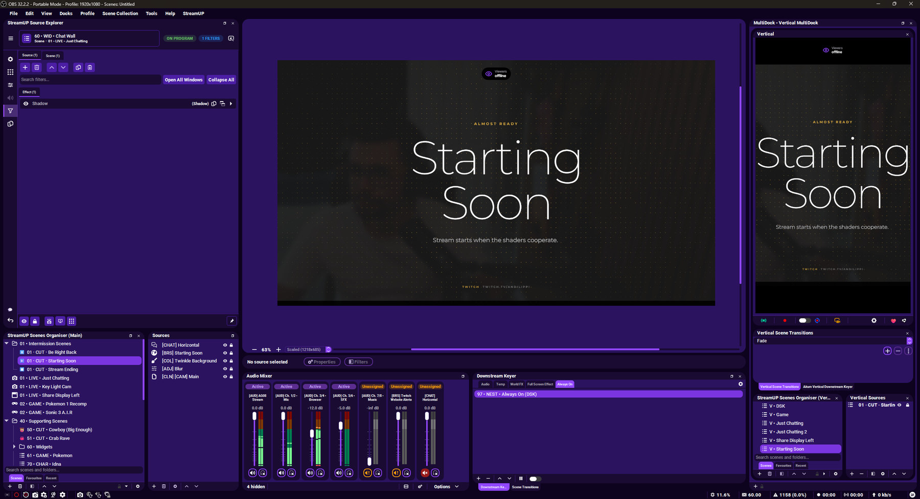 The Purple Platform. For the Twitch half of your life.